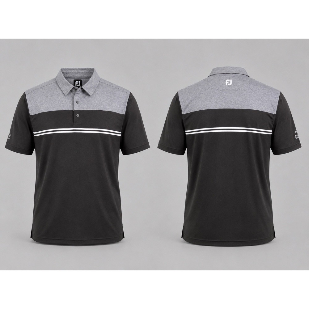 Foot Joy Sweater Mens L  GRAY BLACK Performance FJ Tech Golf